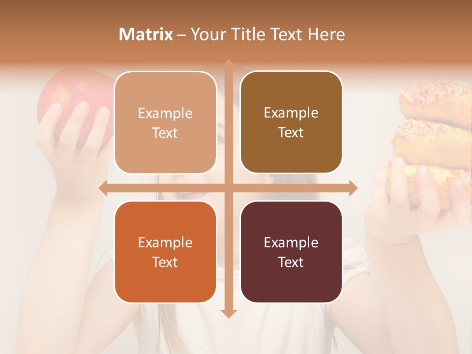 Kids White Background Caucasian PowerPoint Template