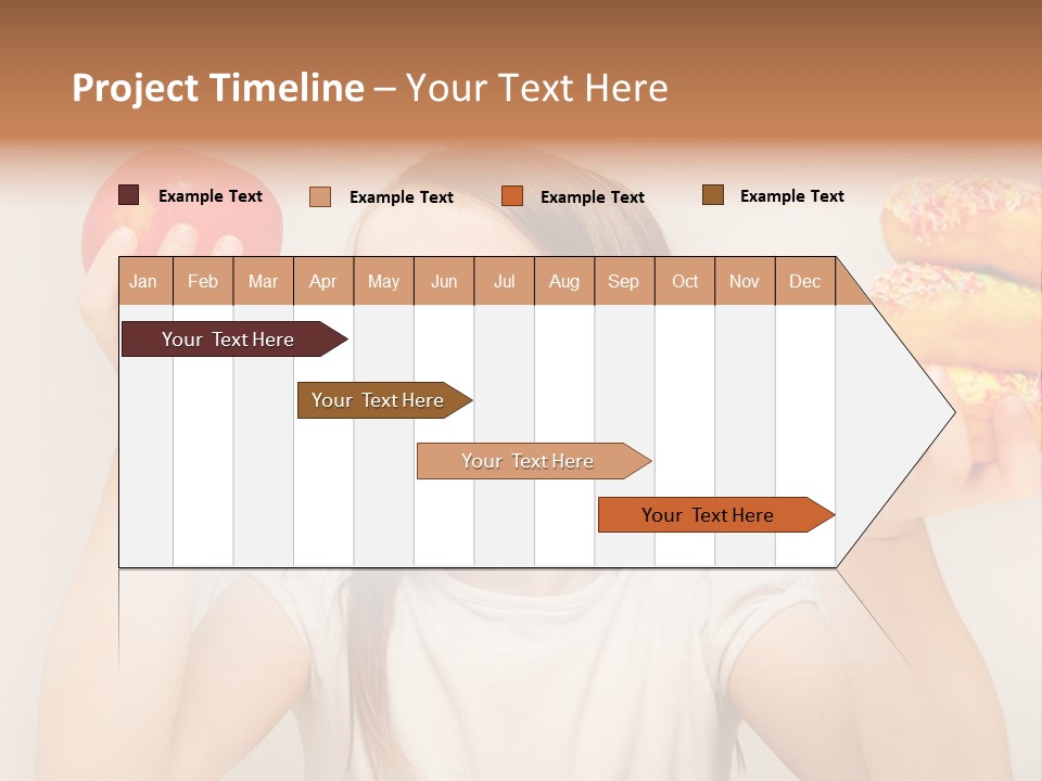 Kids White Background Caucasian PowerPoint Template