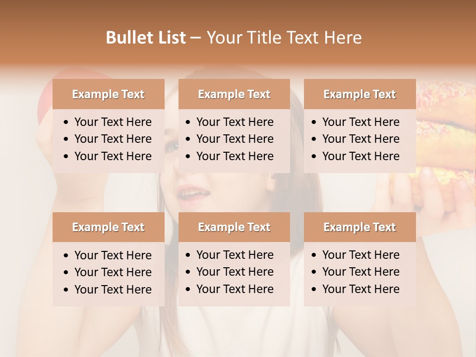 Kids White Background Caucasian PowerPoint Template