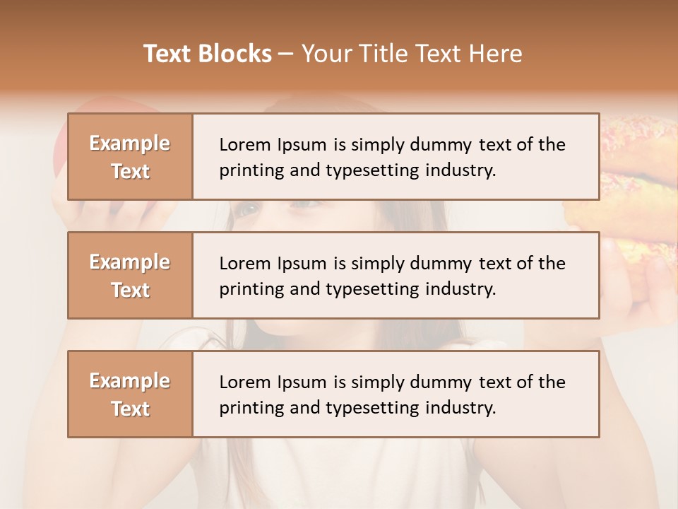 Kids White Background Caucasian PowerPoint Template