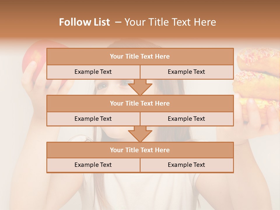 Kids White Background Caucasian PowerPoint Template