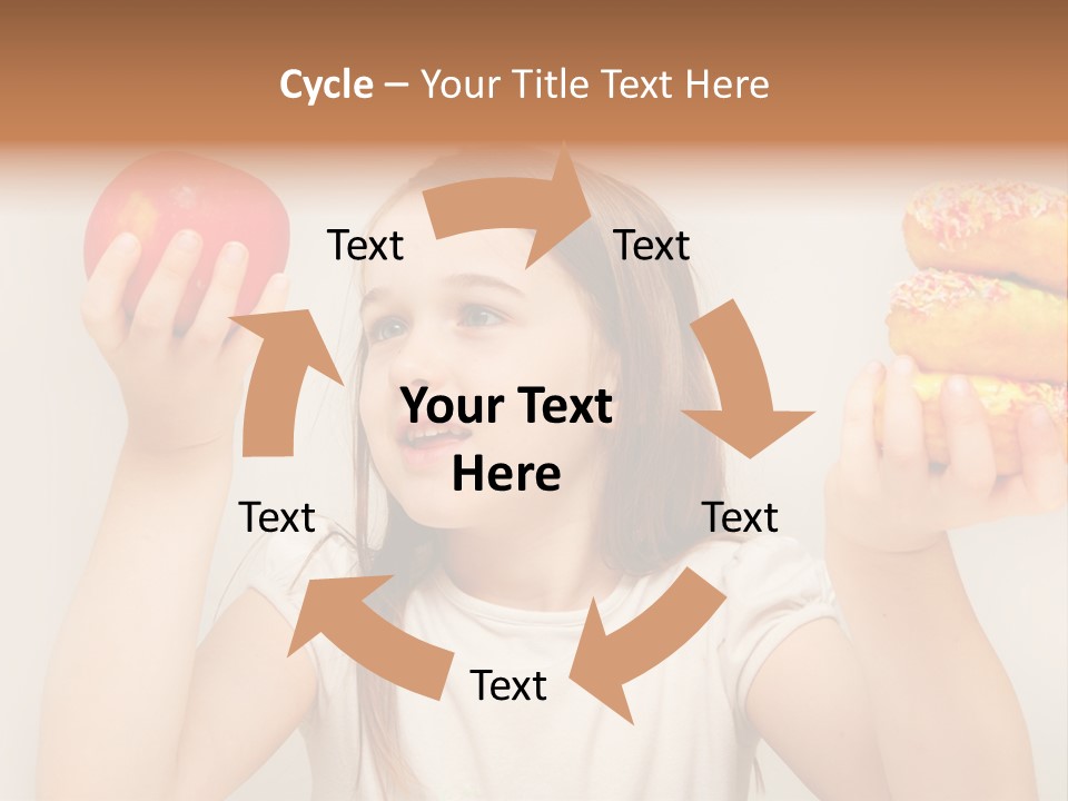 Kids White Background Caucasian PowerPoint Template