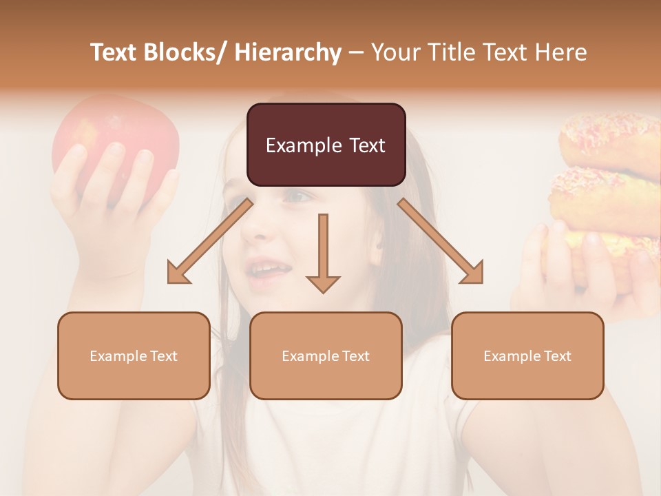 Kids White Background Caucasian PowerPoint Template