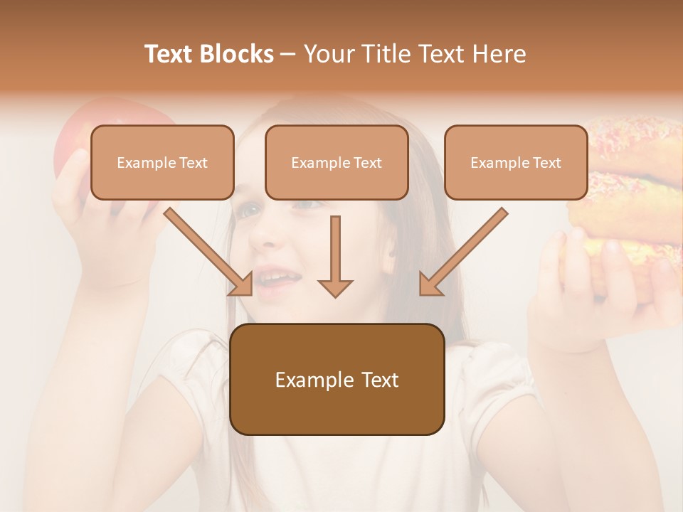 Kids White Background Caucasian PowerPoint Template