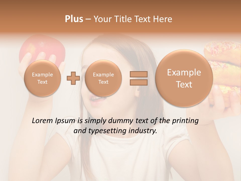 Kids White Background Caucasian PowerPoint Template