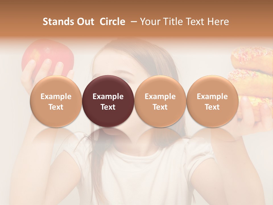 Kids White Background Caucasian PowerPoint Template