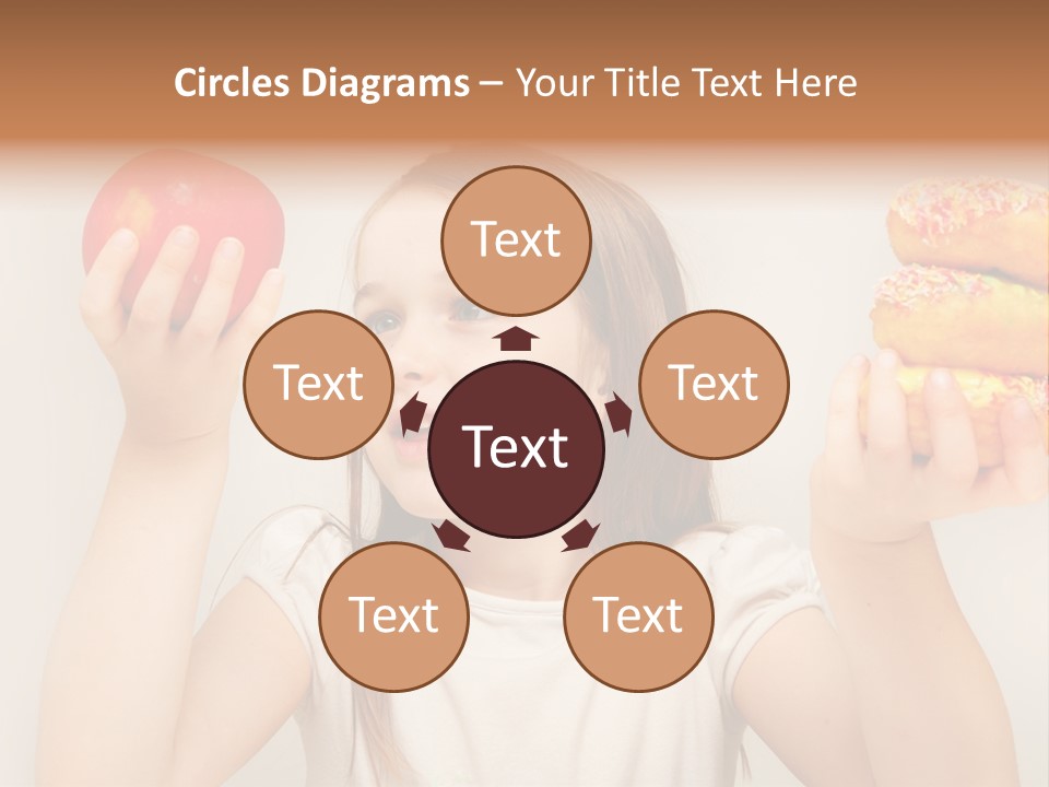 Kids White Background Caucasian PowerPoint Template