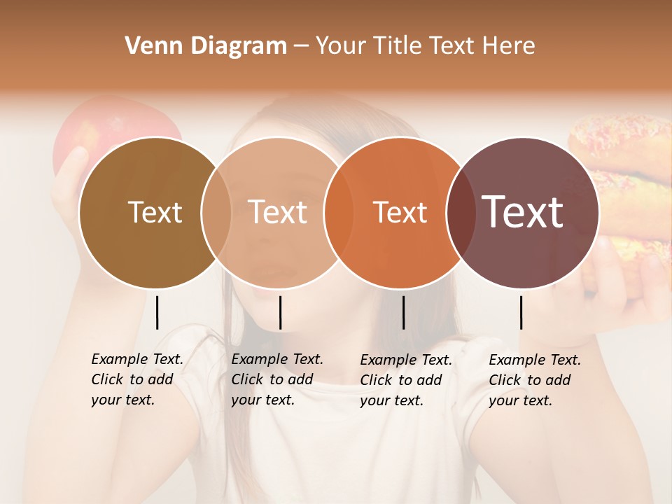 Kids White Background Caucasian PowerPoint Template