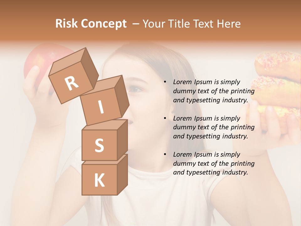 Kids White Background Caucasian PowerPoint Template