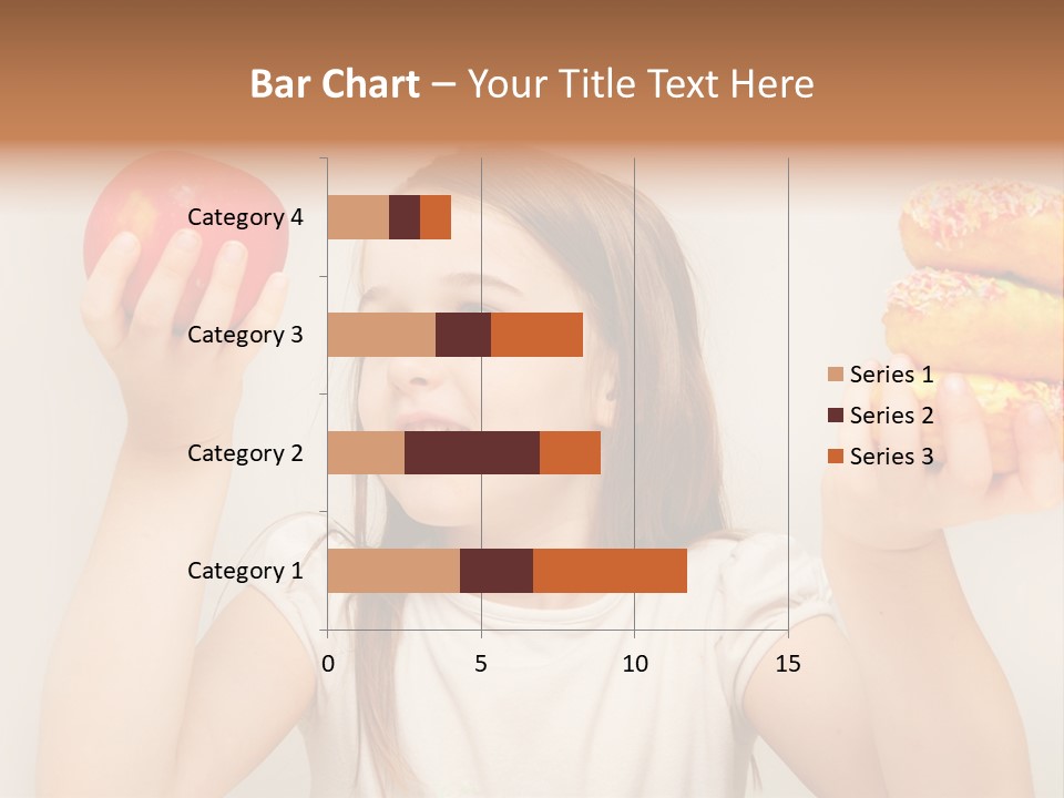 Kids White Background Caucasian PowerPoint Template