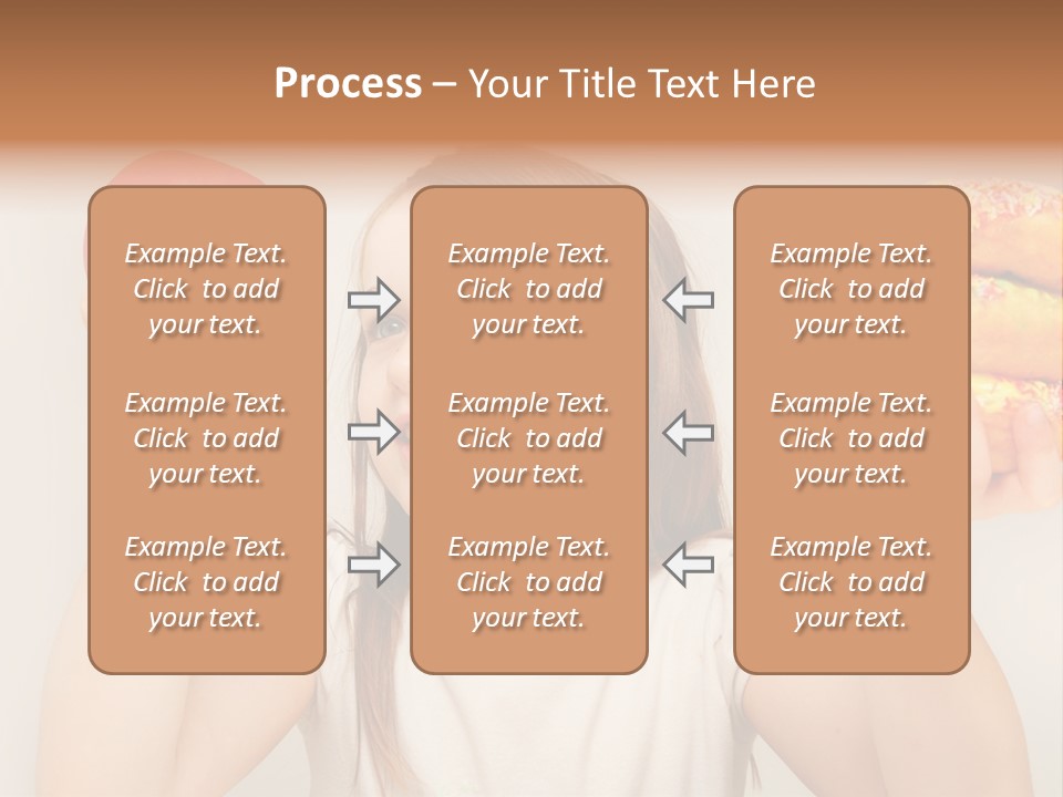 Kids White Background Caucasian PowerPoint Template