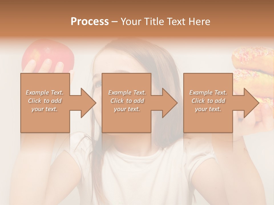 Kids White Background Caucasian PowerPoint Template