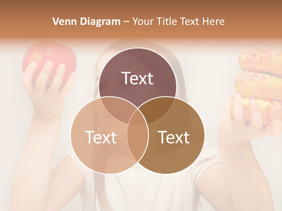 Kids White Background Caucasian PowerPoint Template