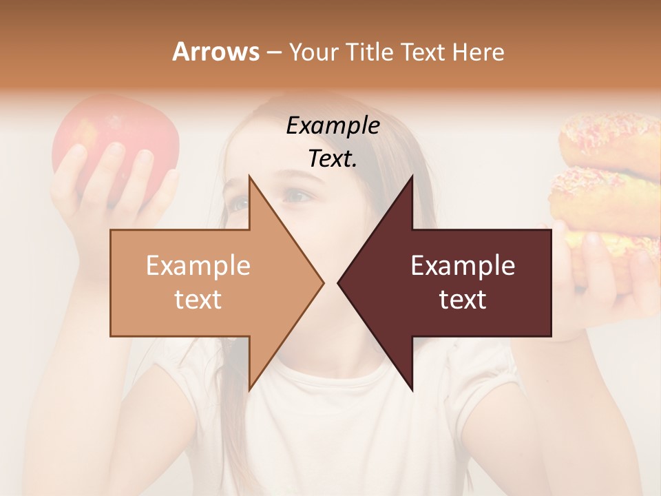 Kids White Background Caucasian PowerPoint Template