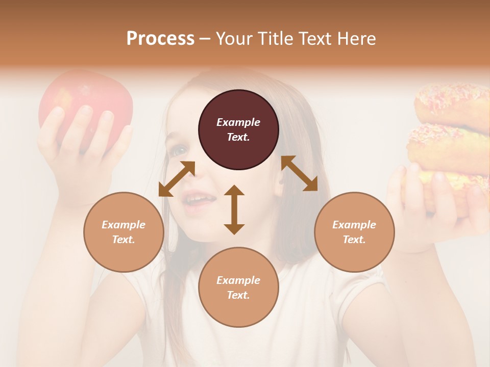 Kids White Background Caucasian PowerPoint Template