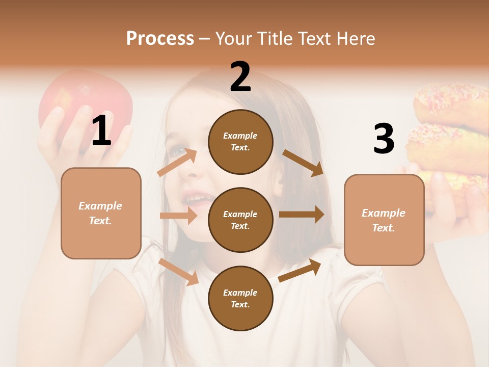 Kids White Background Caucasian PowerPoint Template