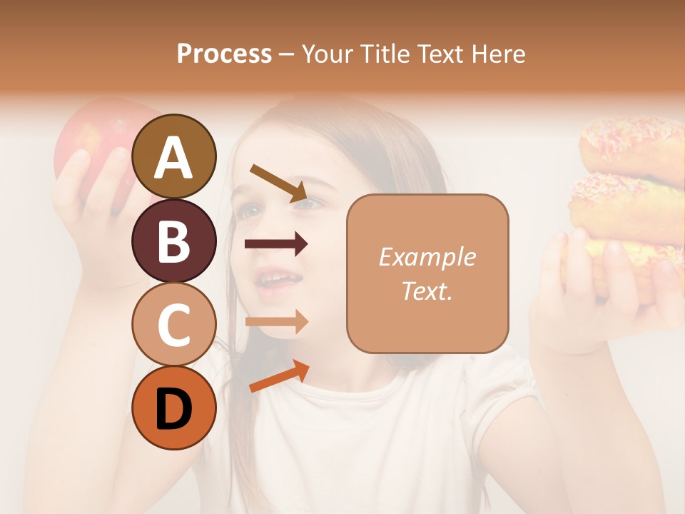 Kids White Background Caucasian PowerPoint Template