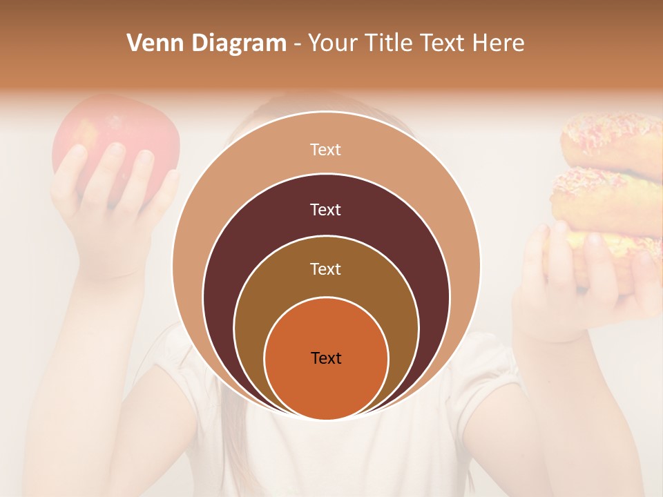 Kids White Background Caucasian PowerPoint Template