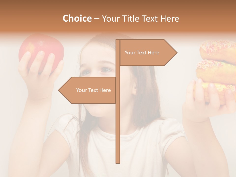 Kids White Background Caucasian PowerPoint Template