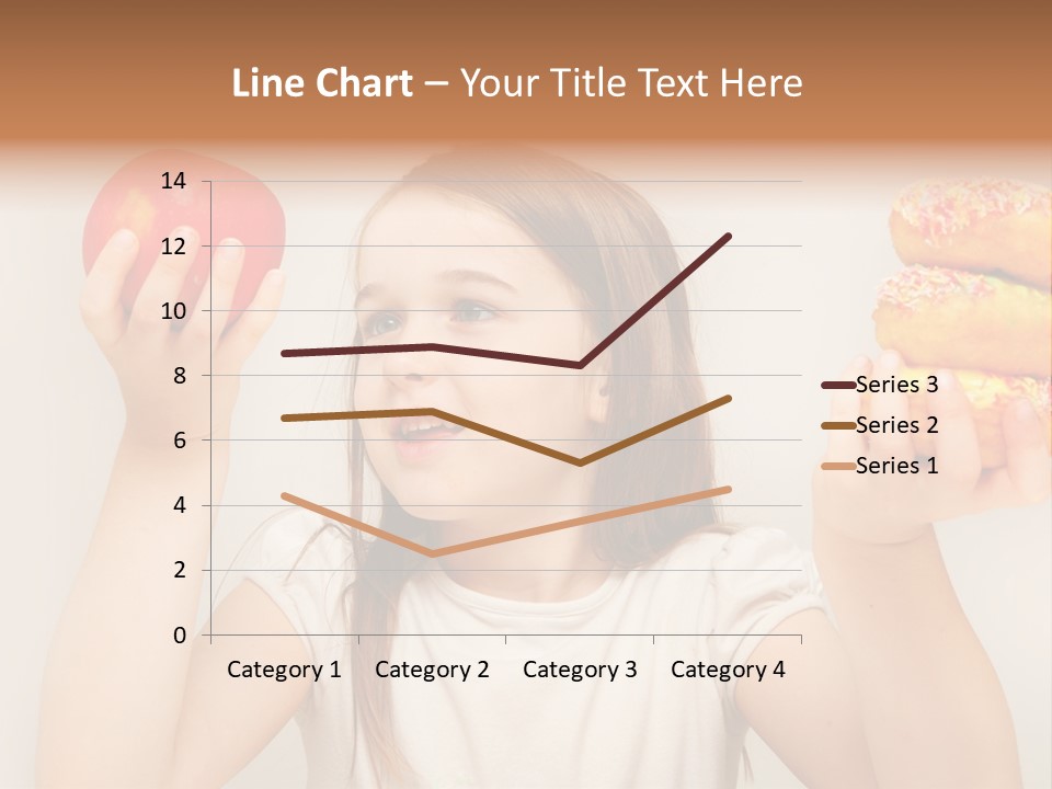 Kids White Background Caucasian PowerPoint Template