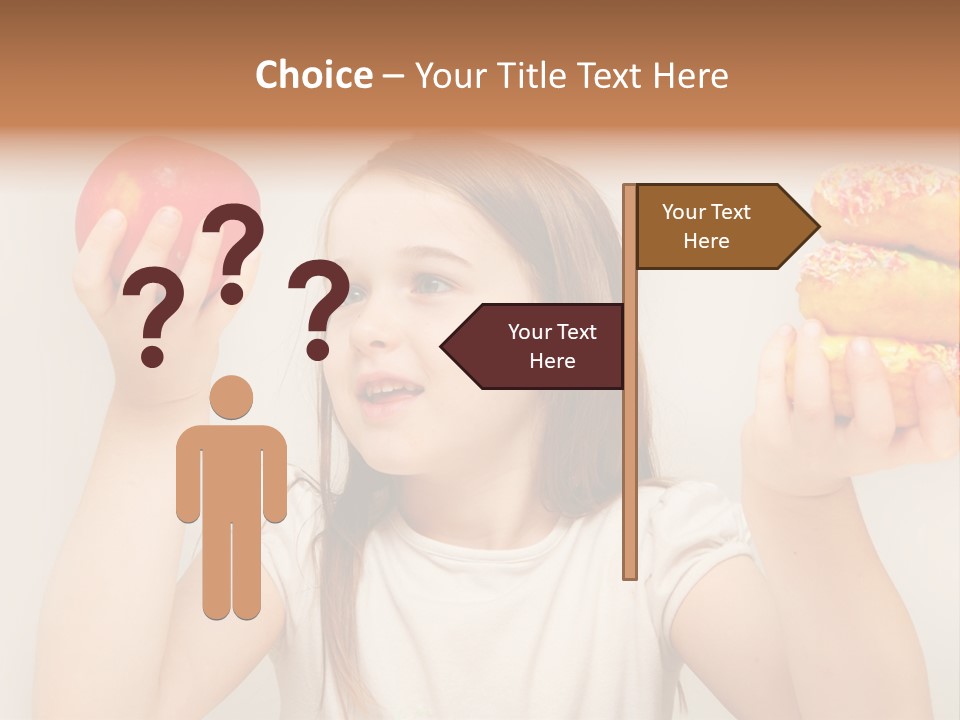 Kids White Background Caucasian PowerPoint Template