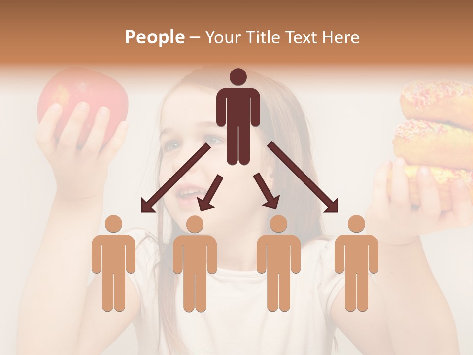 Kids White Background Caucasian PowerPoint Template