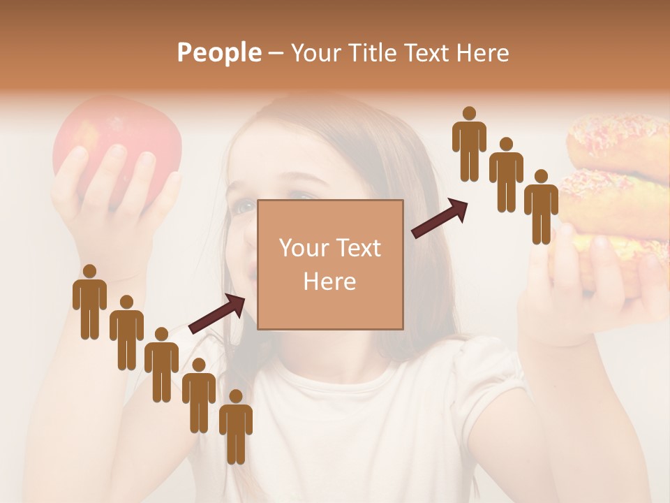 Kids White Background Caucasian PowerPoint Template