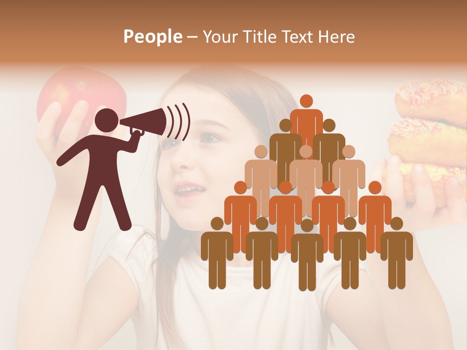 Kids White Background Caucasian PowerPoint Template