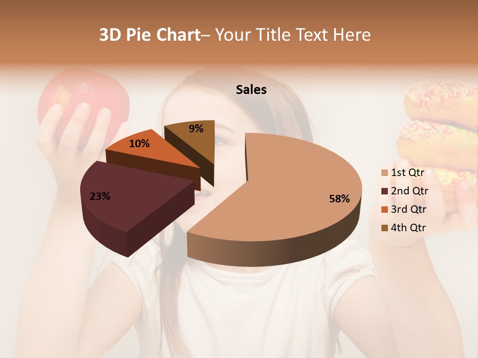 Kids White Background Caucasian PowerPoint Template