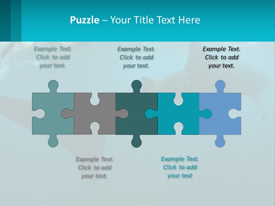 Ocean Underwater Scene Ecology PowerPoint Template