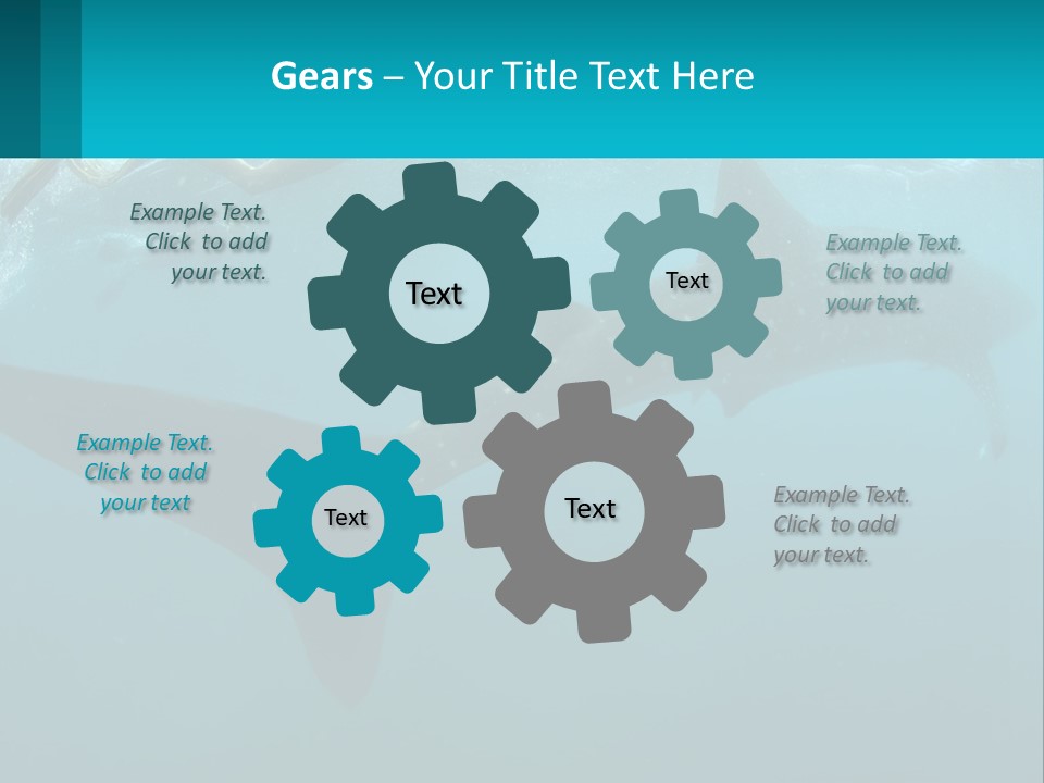 Ocean Underwater Scene Ecology PowerPoint Template