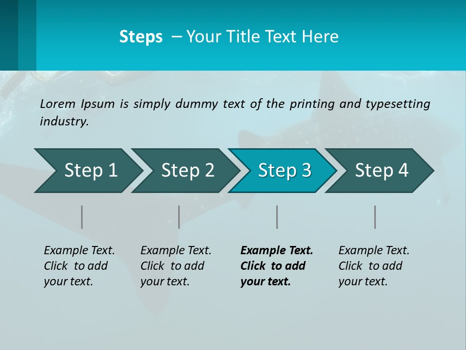 Ocean Underwater Scene Ecology PowerPoint Template