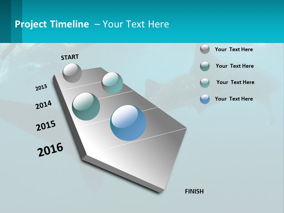 Ocean Underwater Scene Ecology PowerPoint Template
