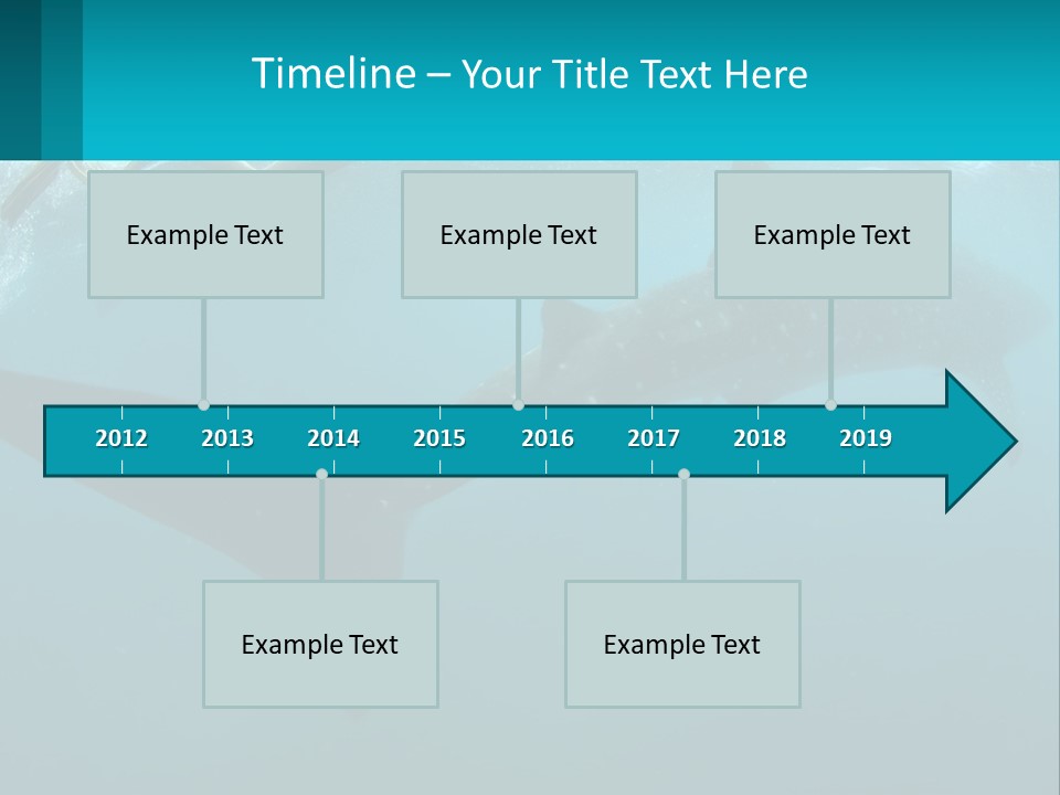 Ocean Underwater Scene Ecology PowerPoint Template