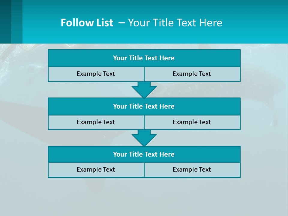 Ocean Underwater Scene Ecology PowerPoint Template