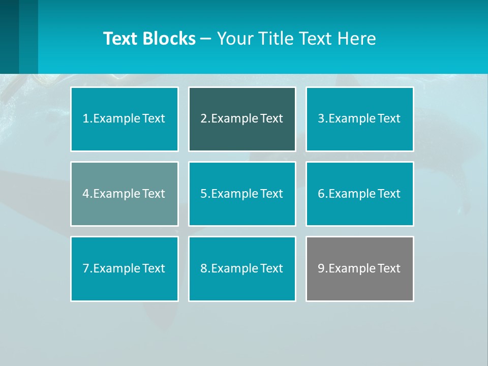 Ocean Underwater Scene Ecology PowerPoint Template