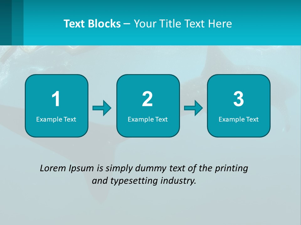 Ocean Underwater Scene Ecology PowerPoint Template