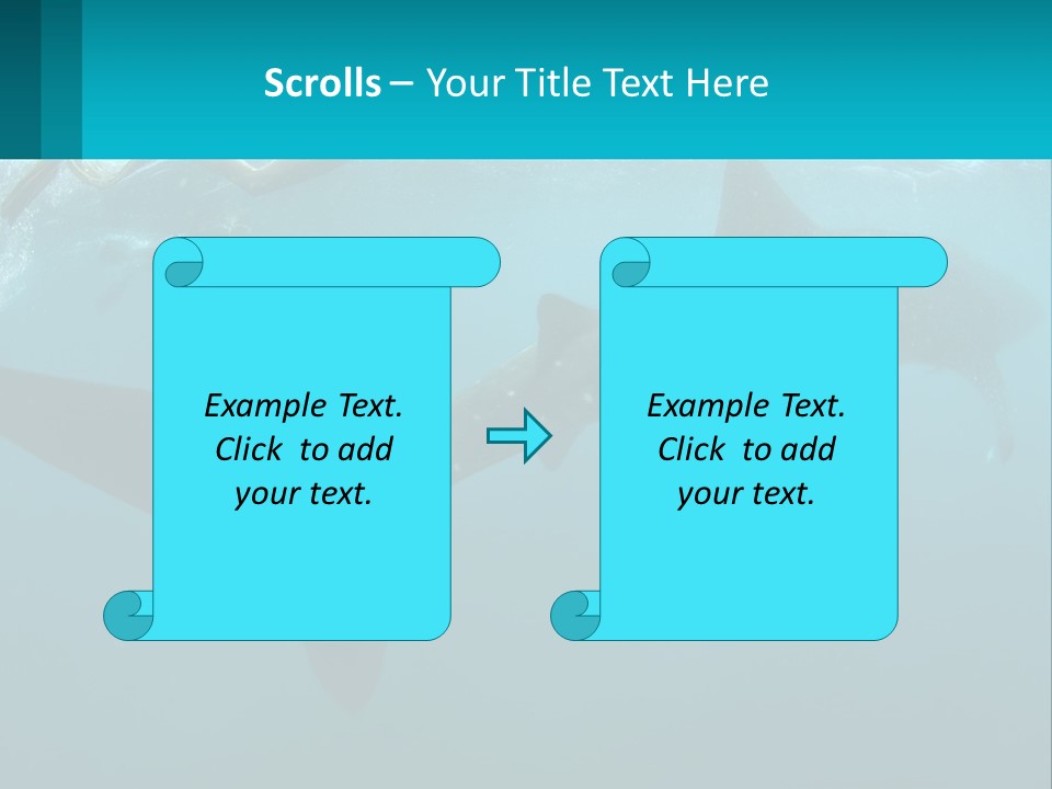 Ocean Underwater Scene Ecology PowerPoint Template