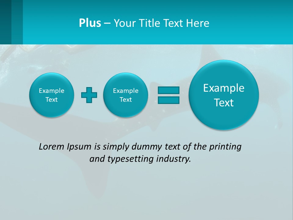 Ocean Underwater Scene Ecology PowerPoint Template