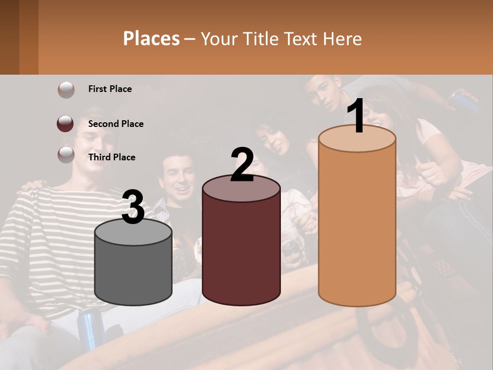 Skewer Family Teen PowerPoint Template