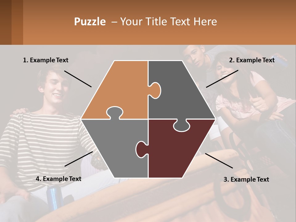 Skewer Family Teen PowerPoint Template