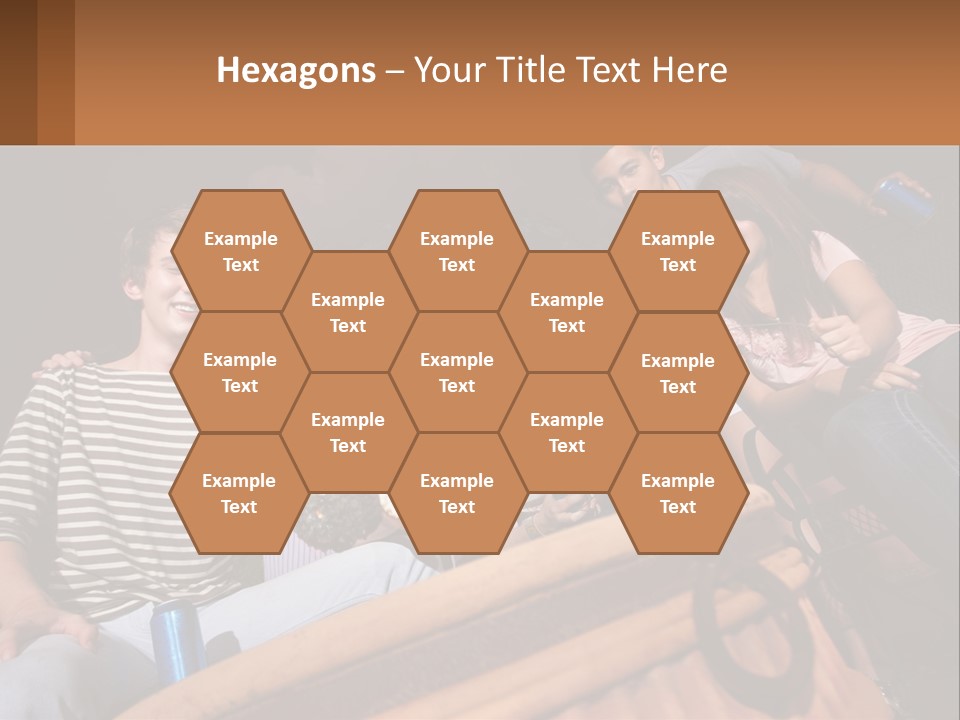 Skewer Family Teen PowerPoint Template