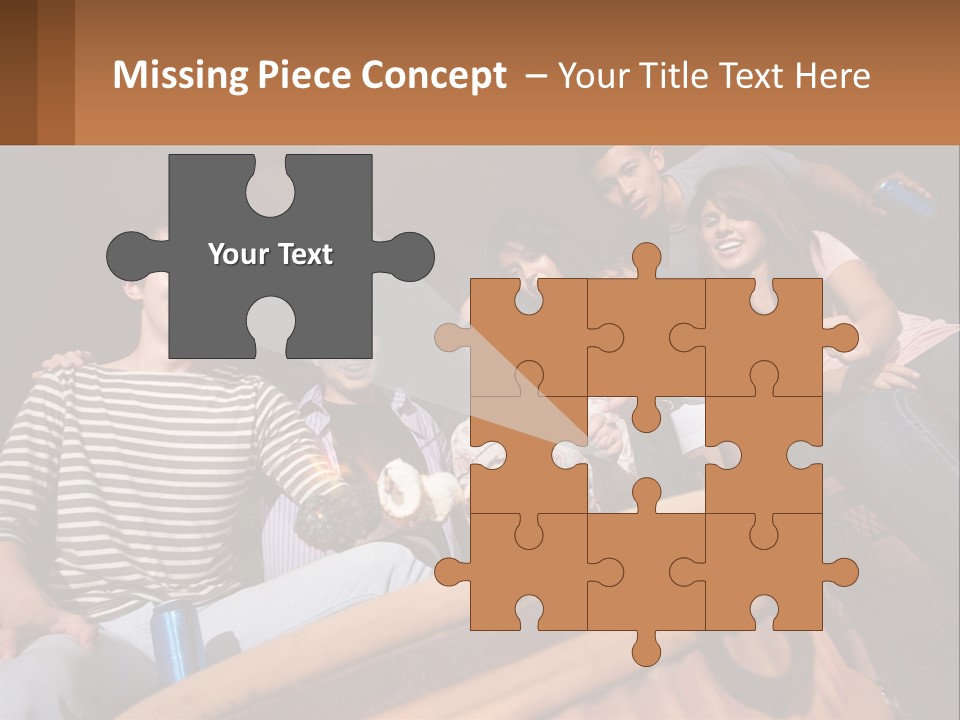 Skewer Family Teen PowerPoint Template