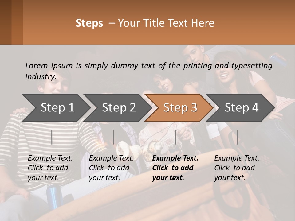 Skewer Family Teen PowerPoint Template