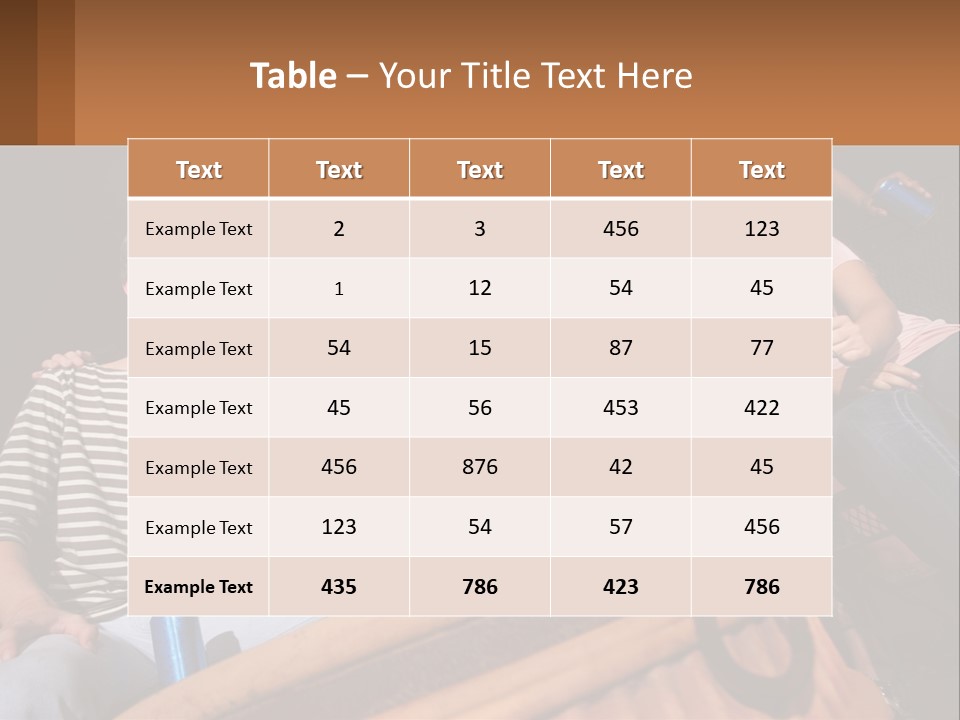 Skewer Family Teen PowerPoint Template