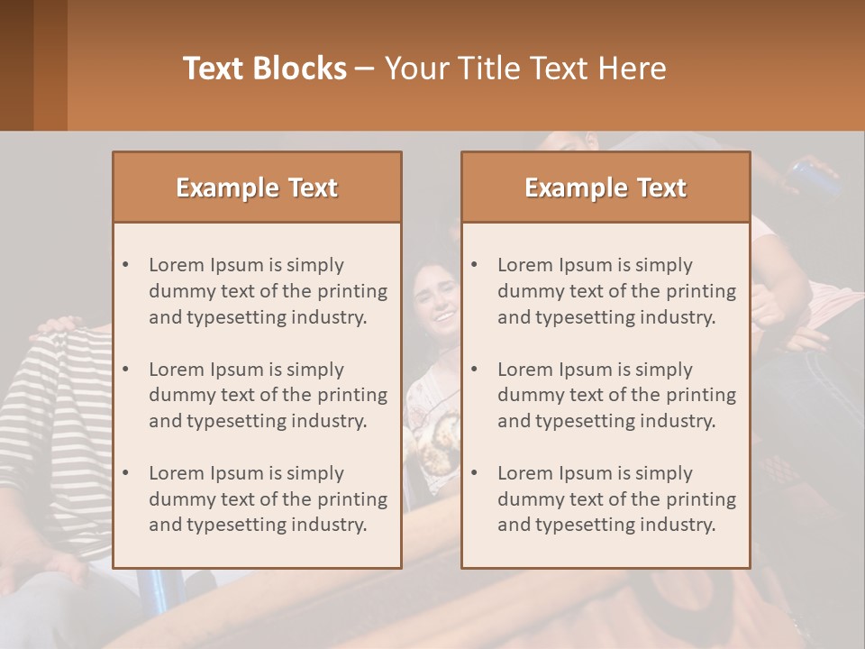 Skewer Family Teen PowerPoint Template