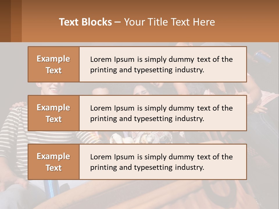 Skewer Family Teen PowerPoint Template