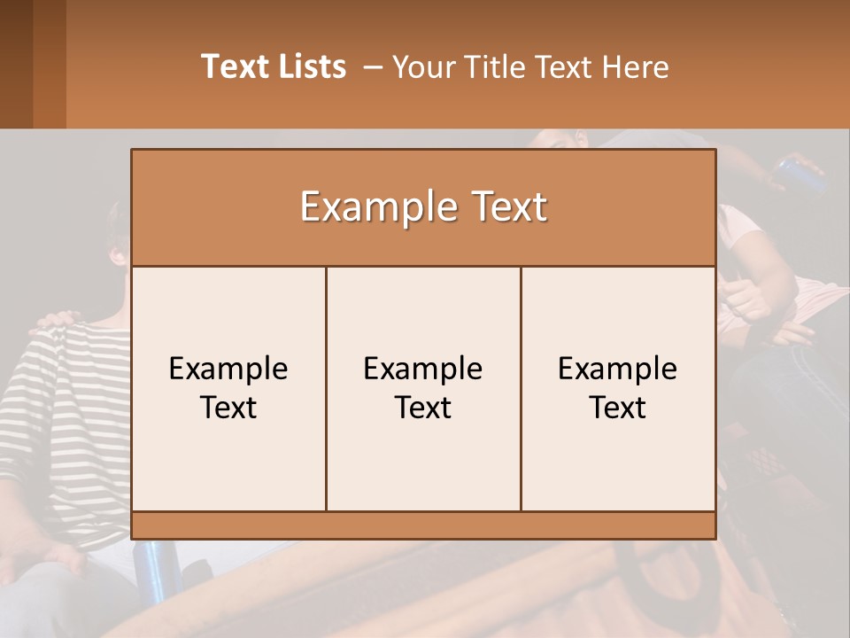 Skewer Family Teen PowerPoint Template