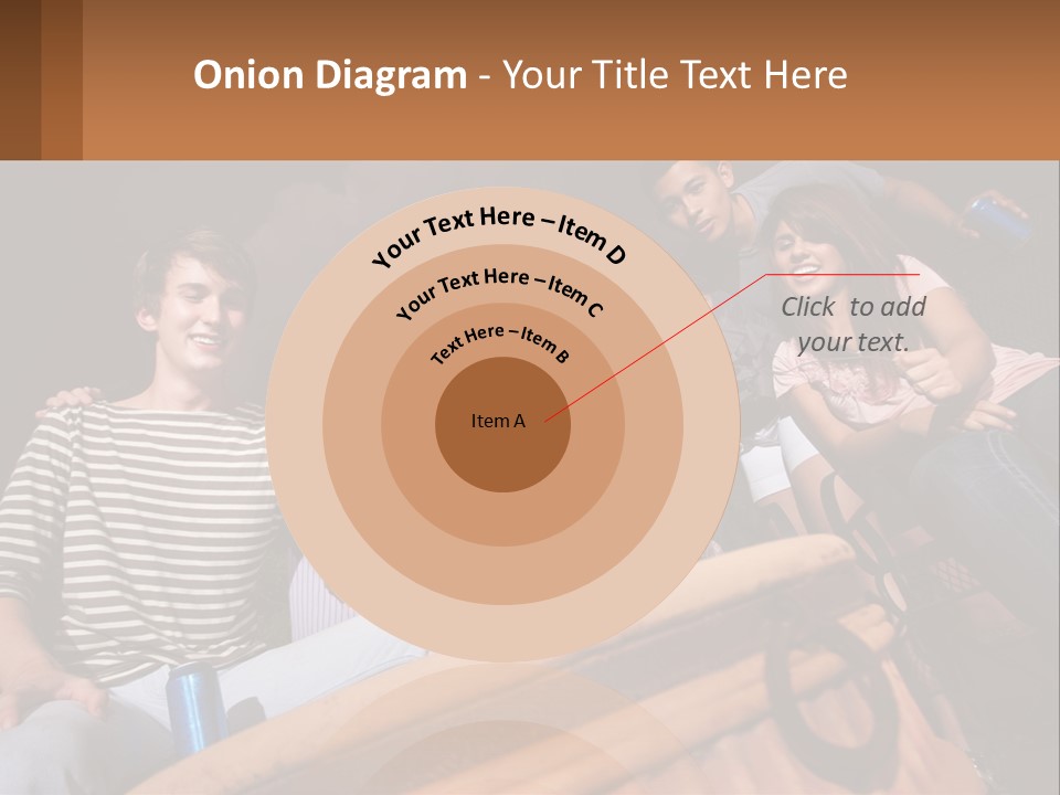 Skewer Family Teen PowerPoint Template