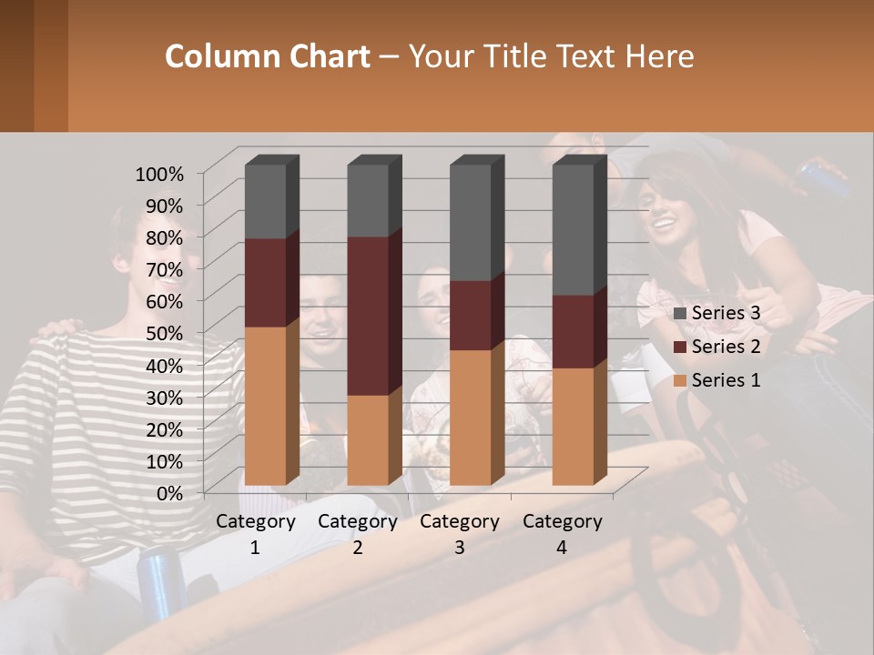 Skewer Family Teen PowerPoint Template